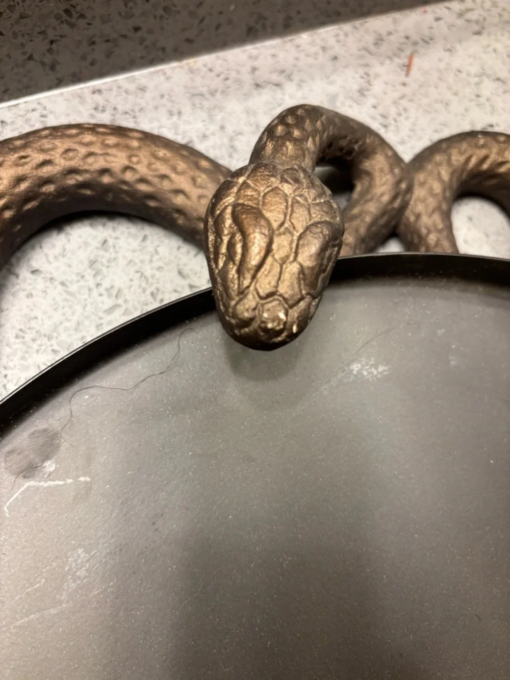 West Elm Halloween Metal Snake Serving Tray